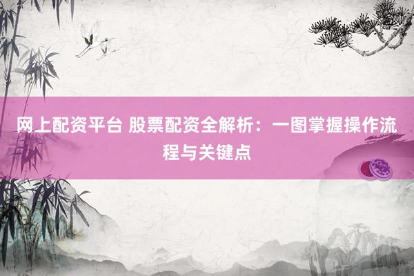 网上配资平台 股票配资全解析：一图掌握操作流程与关键点